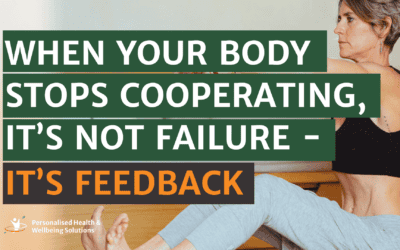 When Your Body Stops Cooperating, It’s Not Failure – It’s Feedback