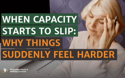 When Capacity Starts to Slip: Why Things Suddenly Feel Harder