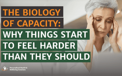 The Biology of Capacity: Why Things Start to Feel Harder Than They Should